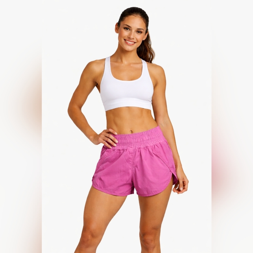 Free People Movement Pink Athletic Running Shorts Size XS 0–2